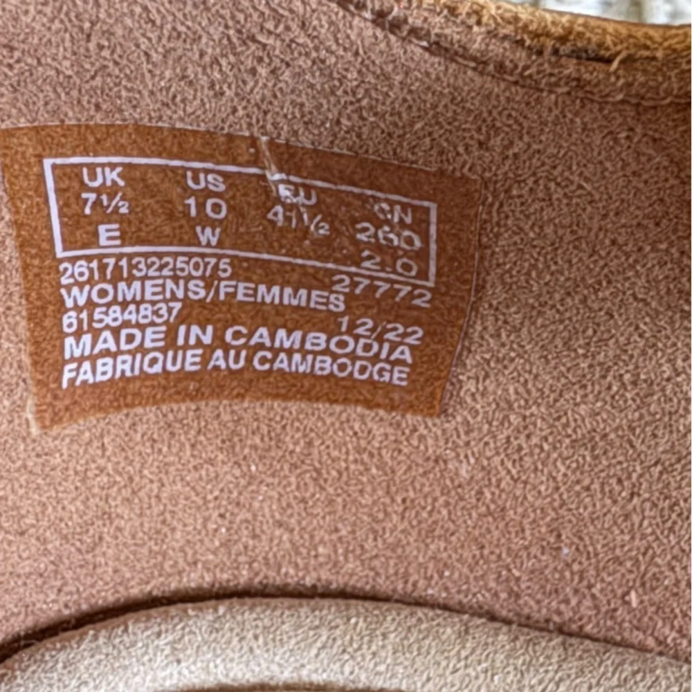Clarks Rose Ease Ankle Strap Espadrille Platform Wedge Sandals nuetral tan 10
